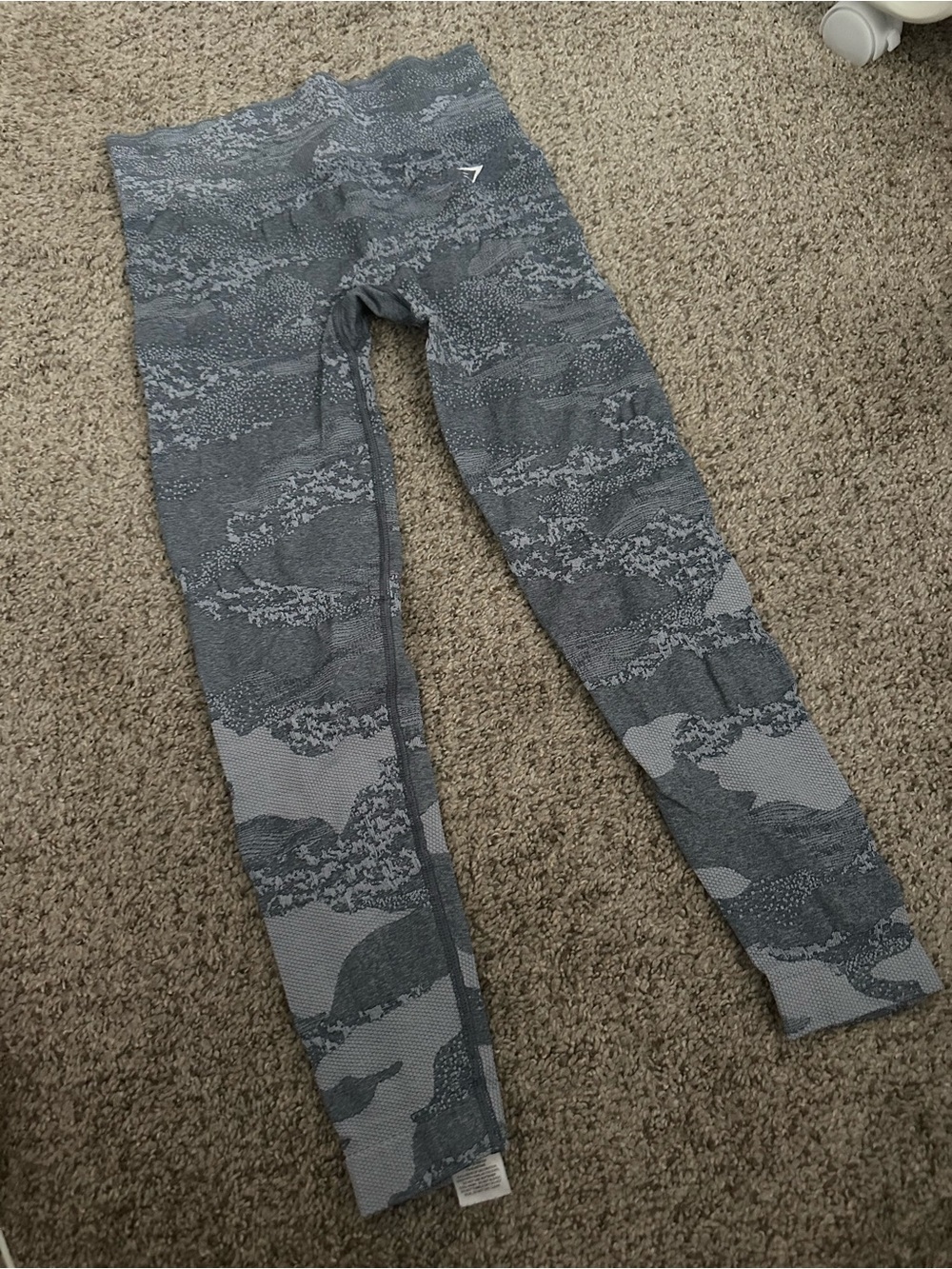 Gymshark Blue/Gray Patterned Seamless Women’s Leggings
